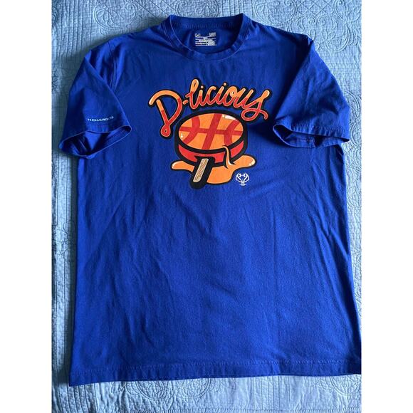 Mens Under Armour D-Licious Basketball Shirt Size Large Pre Owned Blue - Picture 1 of 7
